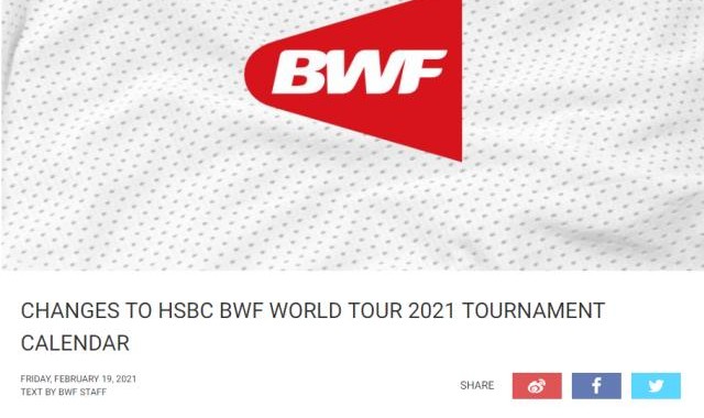 开云中文官网-世界羽联更新2021赛程 奥运积分赛调整有利于国羽